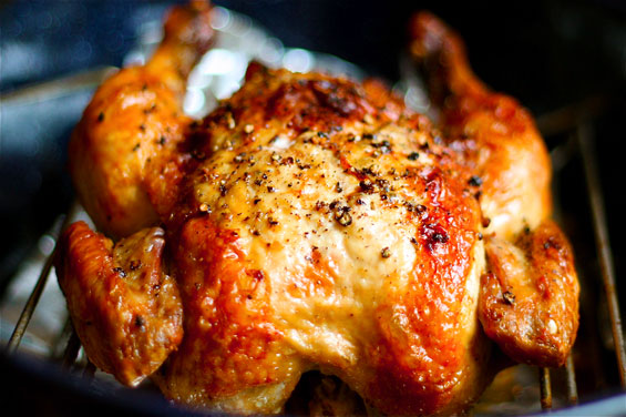 Цыпленок запеченный в духовке целиком рецепт с фото